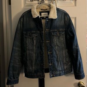 Goodfellow Sherpa Lined Denim Jacket